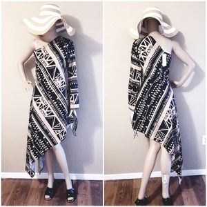 NWT Aztec Asymmetrical Dress